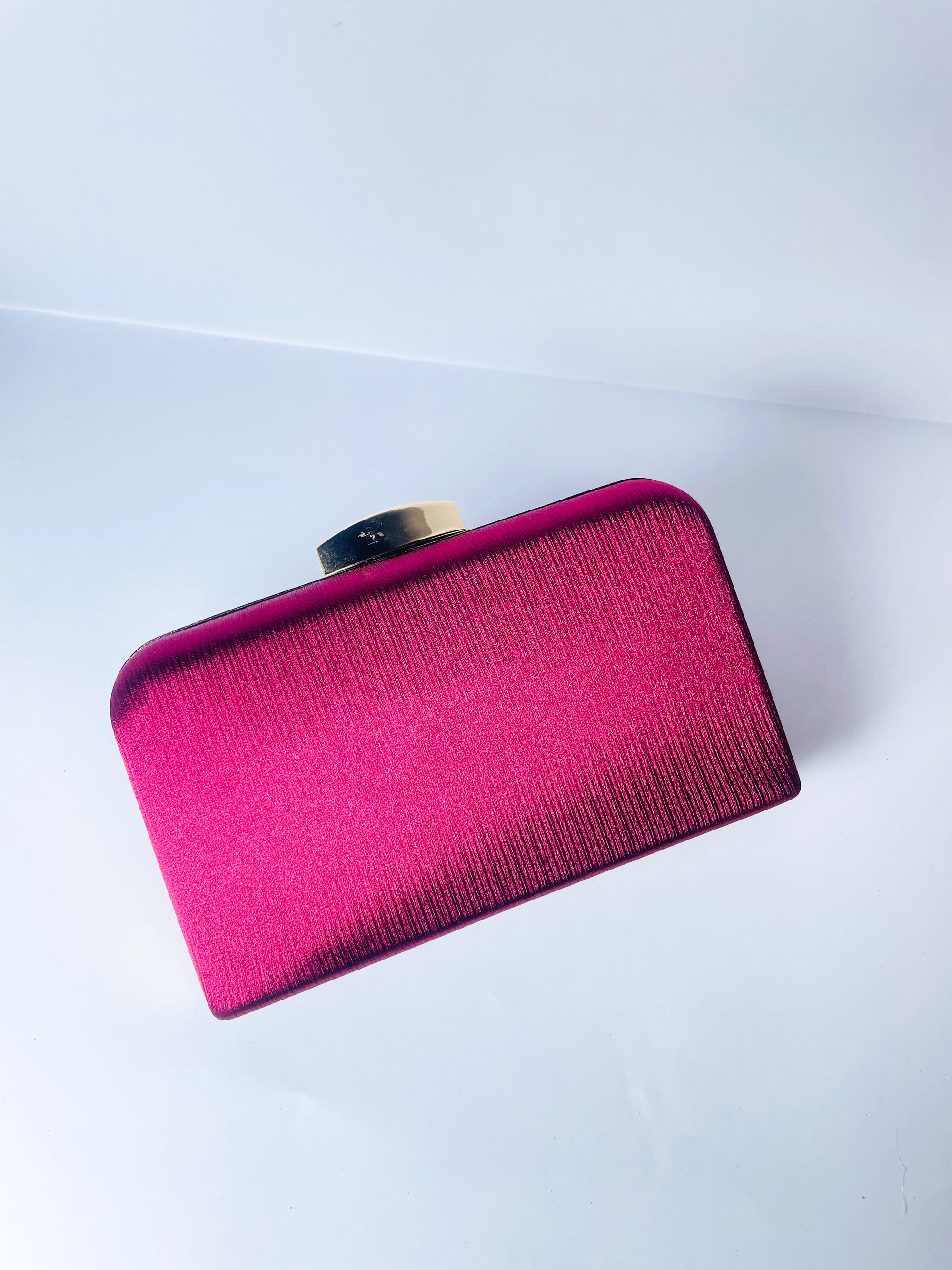 Stria Pleated Box Clutch