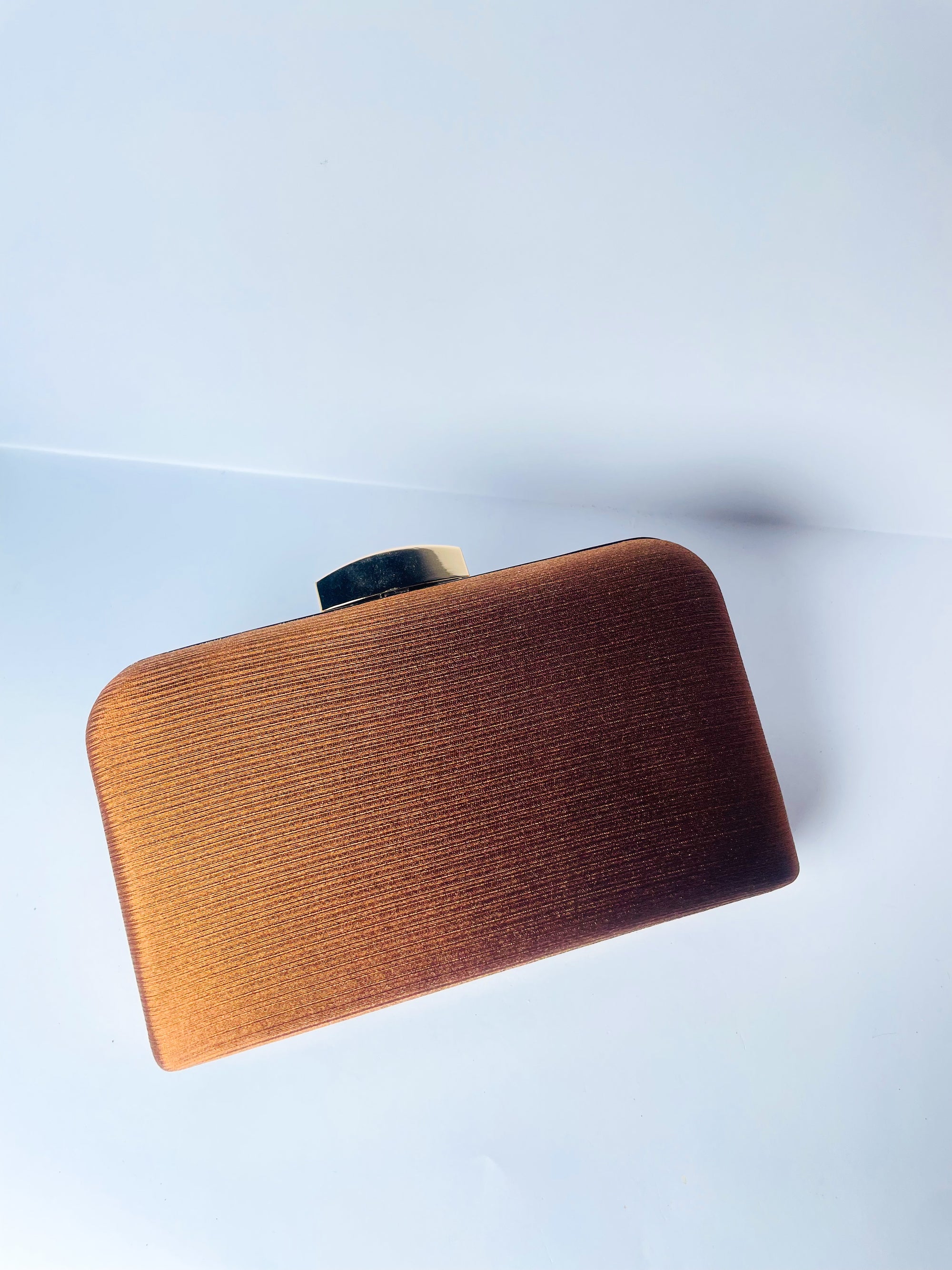Stria Pleated Box Clutch