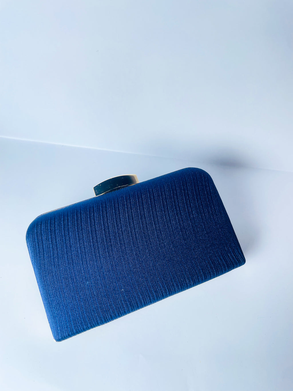 Stria Pleated Box Clutch