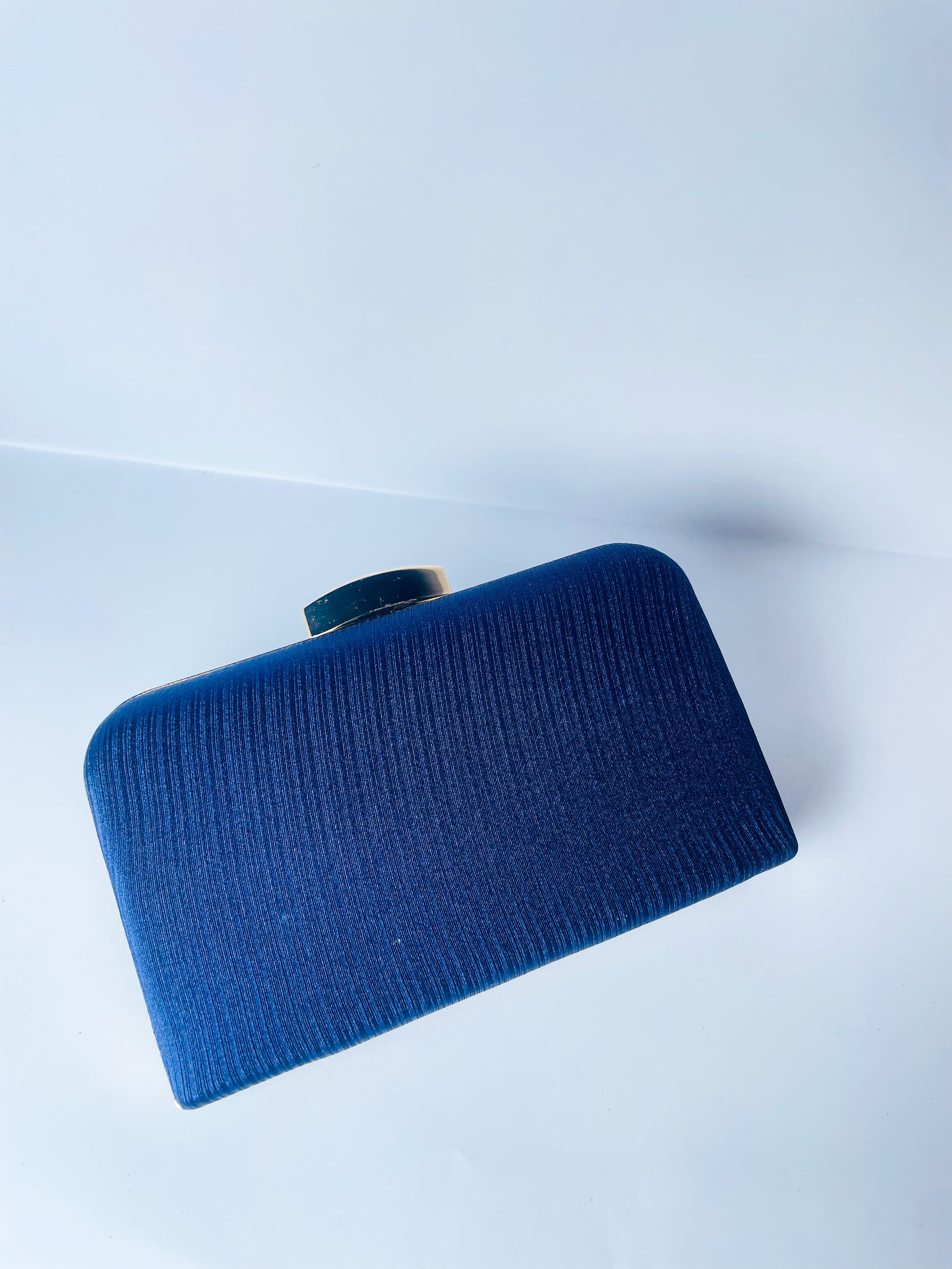 Stria Pleated Box Clutch